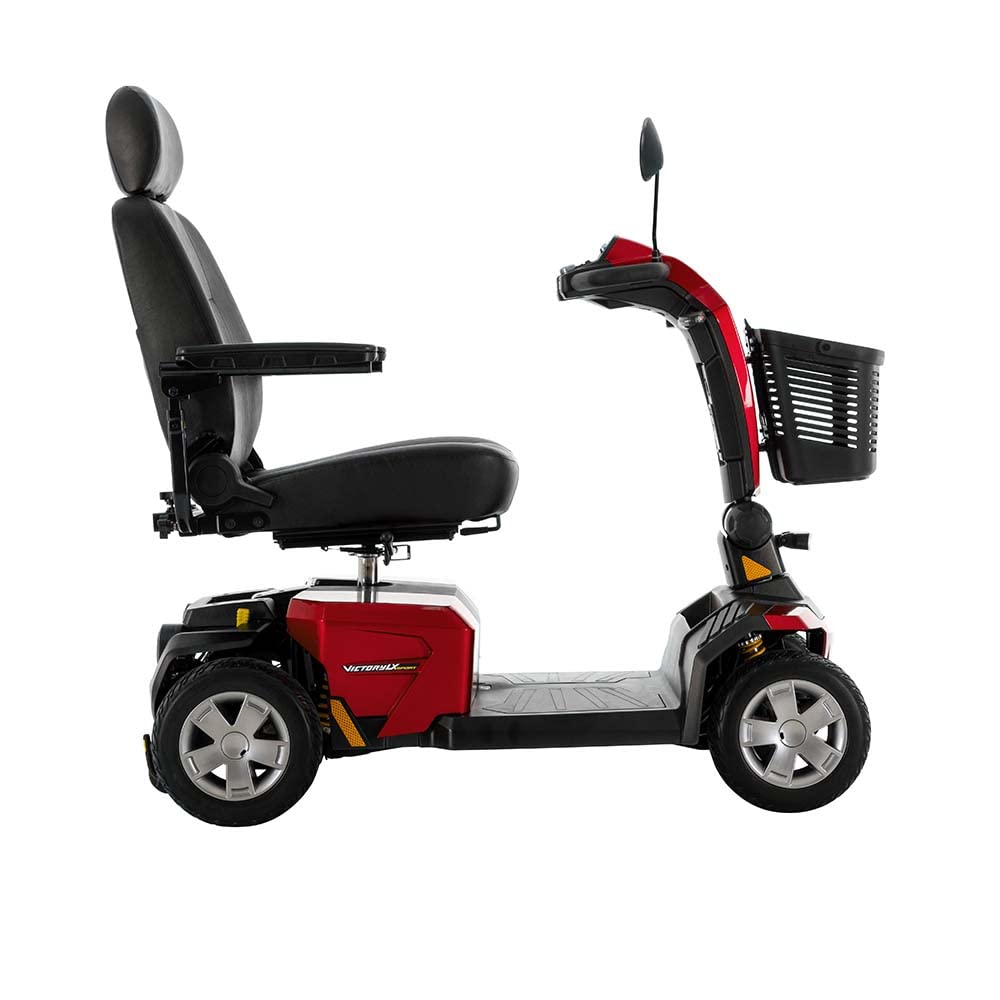 Pride Mobility Victory LX Sport S710LXW Mobility Scooter, Outdoor 4-Wheel Travel Electric Mobility Scooter for Adults, 400 lbs. WC, Up to 8 or 8.6 MPH, 13 or 19.7 Range Per Charge