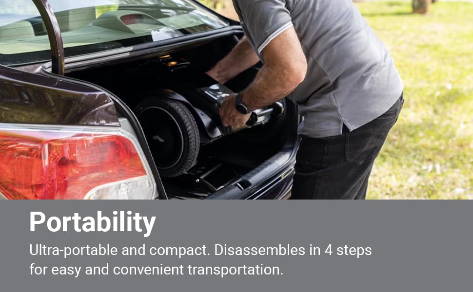 WHILL Model C2 Portable Power Chair (Black, 20" Wide Seat)