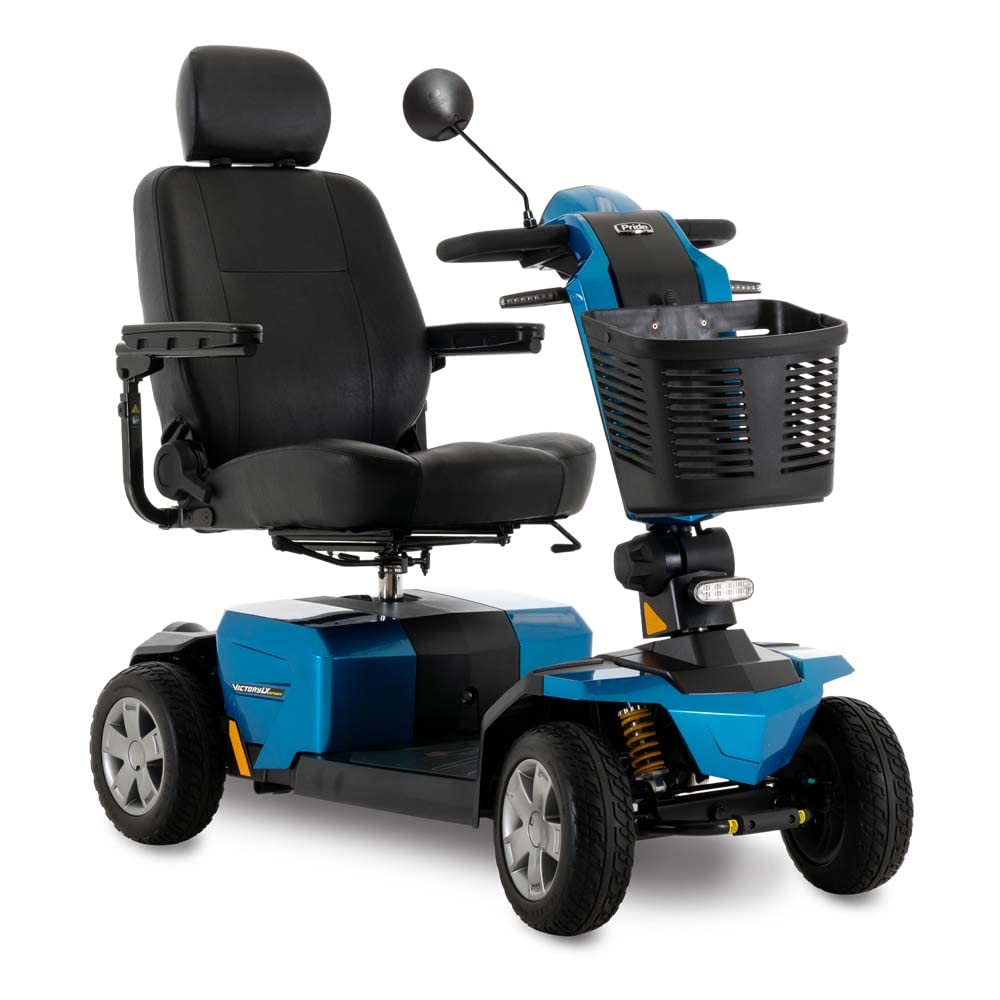 Pride Mobility Victory LX Sport S710LXW Mobility Scooter, Outdoor 4-Wheel Travel Electric Mobility Scooter for Adults, 400 lbs. WC, Up to 8 or 8.6 MPH, 13 or 19.7 Range Per Charge