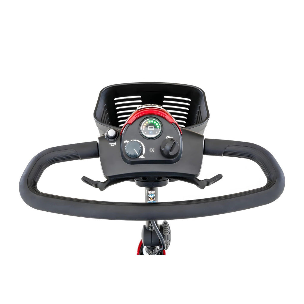Pride Mobility Go Go Elite Traveller 3-wheel Scooter - Travel Mobility for Adults, 12 Ah Battery, 300 Lbs Weight Capacity, Blue, Seat Dimensions - 17" W x 17" D - SC40E