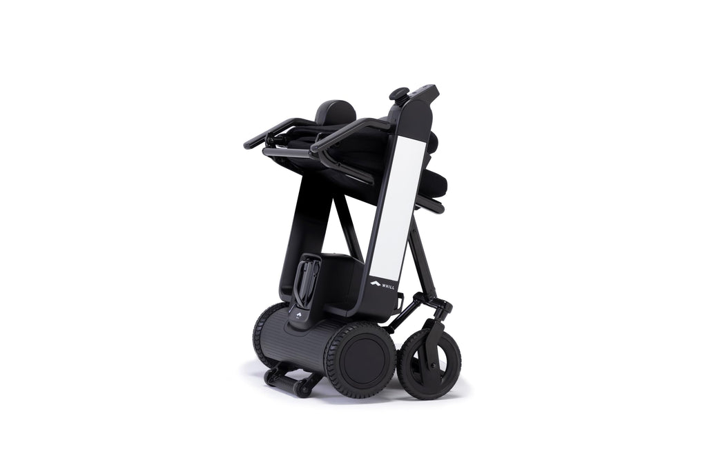 WHILL Model F Power Chair - Convenience and Performance - with Foldable Design, Smart Technology, and Remote Control via App - A Perfect Mobility Solution for Adults and Elderly. - Red (One Size)