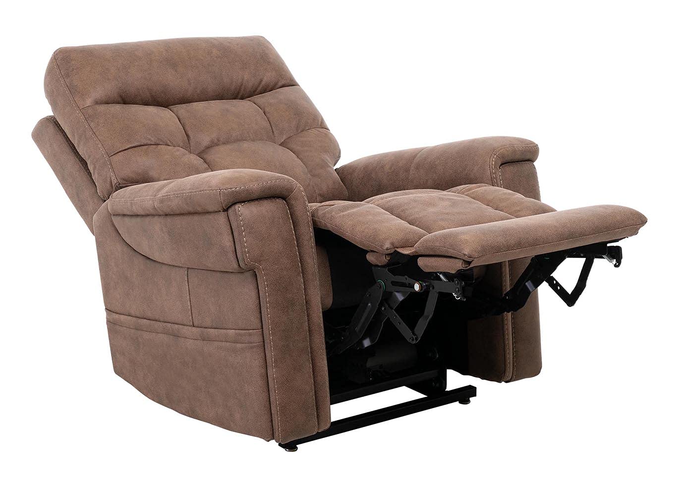 Pride Mobility Pride ViVaLift Radiance 3-Heating Pad Lift Chair Power Recliner (PLR3955M) Medium (Canyon Silt, Inside Delivery and Setup)