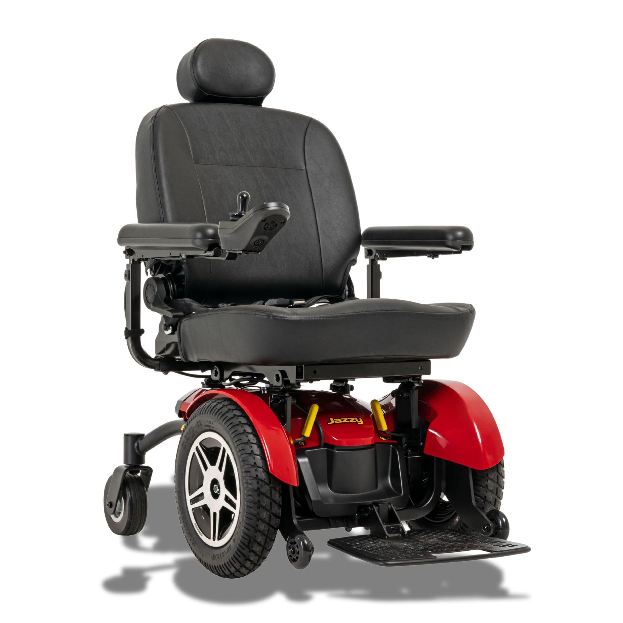 Pride Mobility Jazzy Elite HD Group 2 Heavy Duty Power Chair, Front Wheel Drive, Motorized Electric Wheelchair for Adults, 450 lbs. WC, Up to 4 MPH, 12.5 Miles Range Per Charge