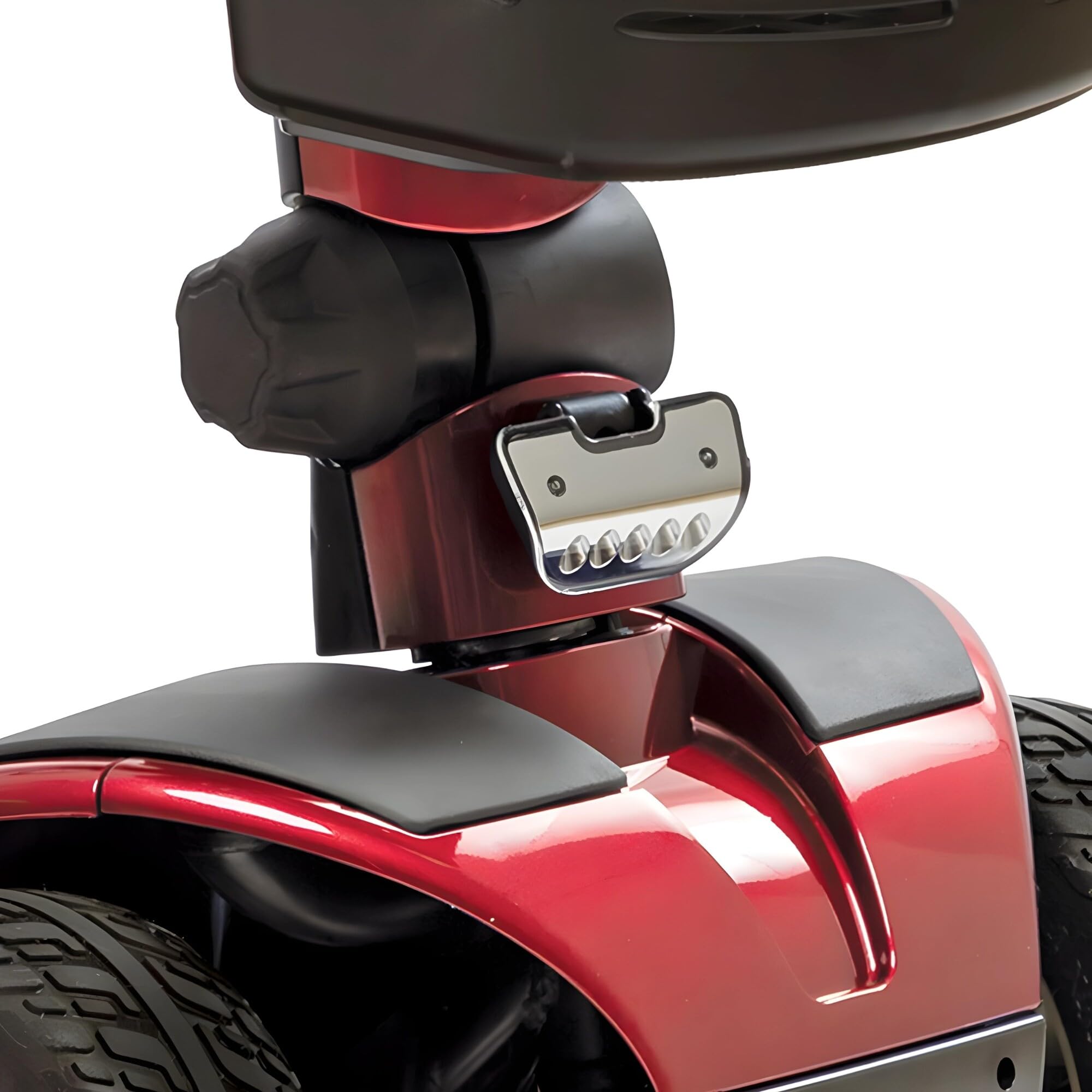 Pride Mobility Victory 10 4-Wheel Scooter - Comfort Mobility for Adults, 40 Ah Battery, 400 Lbs Weight Capacity, Candy Apple Red, 18"x17" Fordable Seat - SC710