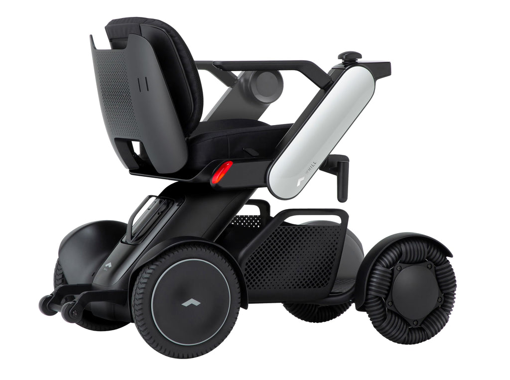 WHILL Model C2 Portable Power Chair (Black, 20" Wide Seat)