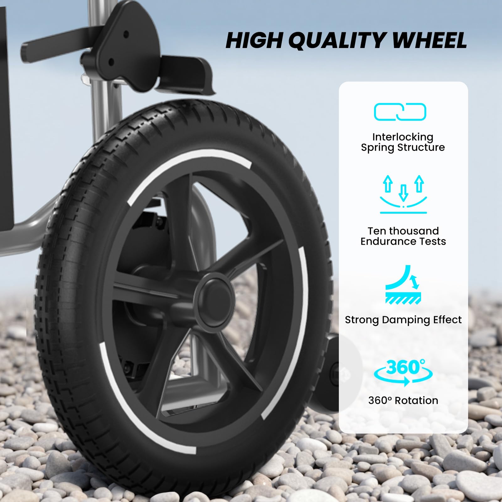 Lightweight Electric Wheelchair, 39lb Aluminum Motorized Power Wheelchair for Home, 15+ Miles Long Travel Range with Lithium Battery, All Terrain Foldable Wheelchair for Seniors Portable