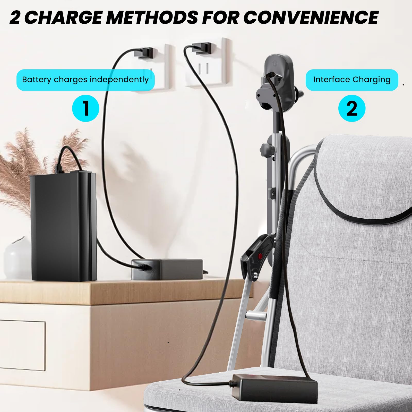 Electric Wheelchair for Adults, 36lb Lightweight Electric Wheelchairs, 3 Seconds Folding Portable Wheelchair for Easy Transport, All Terrain Motorized Wheelchair with 18+ Miles Long Travel Range