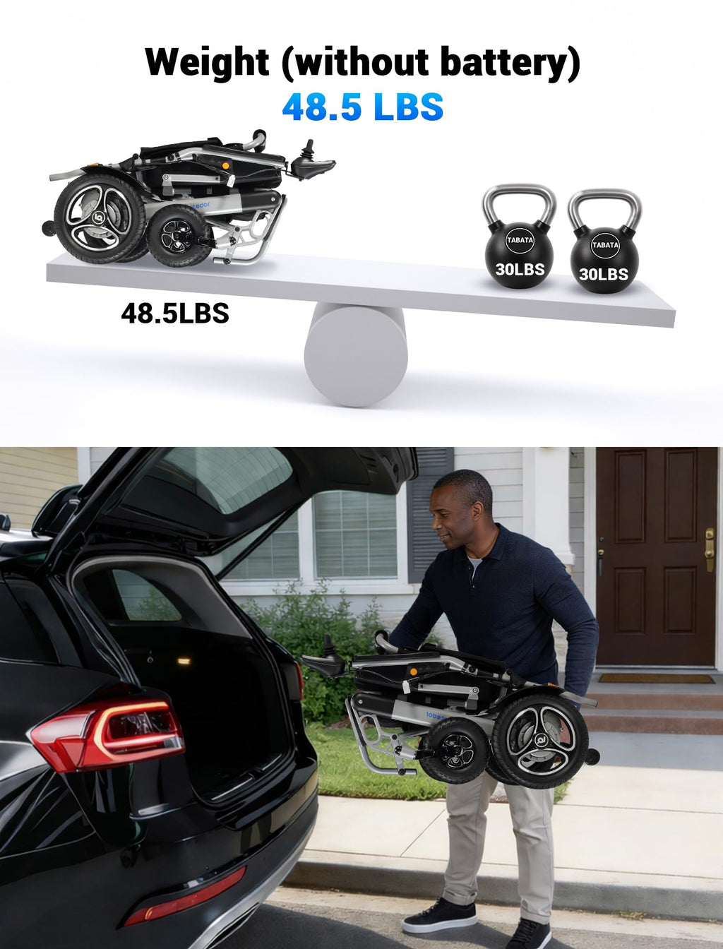 2026 Upgraded Aotedor Electric Wheelchairs for Adults, 35 Mi Long Range with Two Batteries and Dual Brushless Motors, Foldable Power Wheelchair, 330 lbs Capacity Motorized Wheelchair Airline Approved