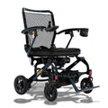 Pride Mobility Jazzy Carbon 27 Folding Travel Power Chair - 300 lb. Weight Capacity, 3.7 mph, Lightweight Foldable Electric Wheelchair for Travel – 12Ah Airline-Approved Battery (Night Sky, Blue)