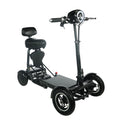 MAJESTIC BUVAN MS-3000 Electric Scooter for Adults, Foldable 4-Wheeler with 16 Miles Range, 12 mph Speed, Black, Modern Style