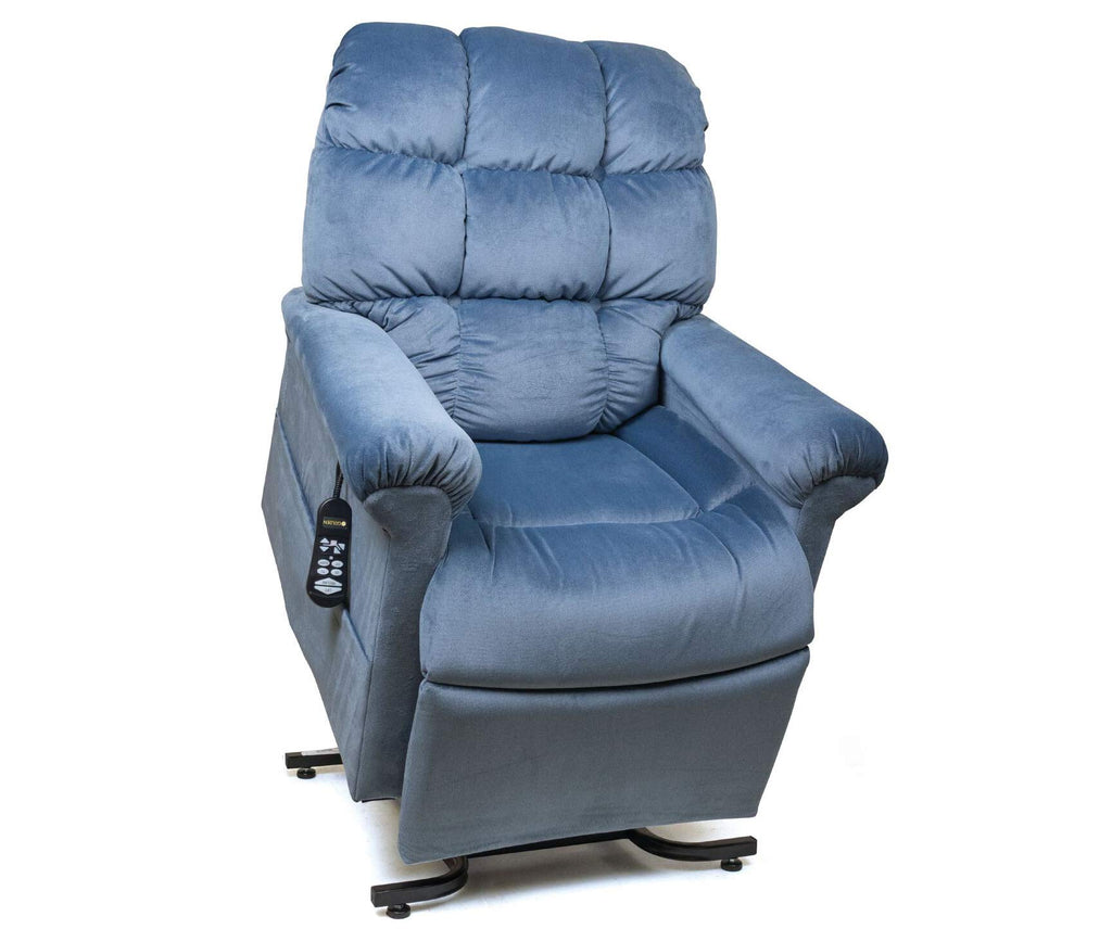 MaxiComfort Series Golden Technologies Cloud PR510 MLA Medium/Large Dual Motor Infinite Position Lift Chair Zero Gravity Recliner - Calypso Fabric