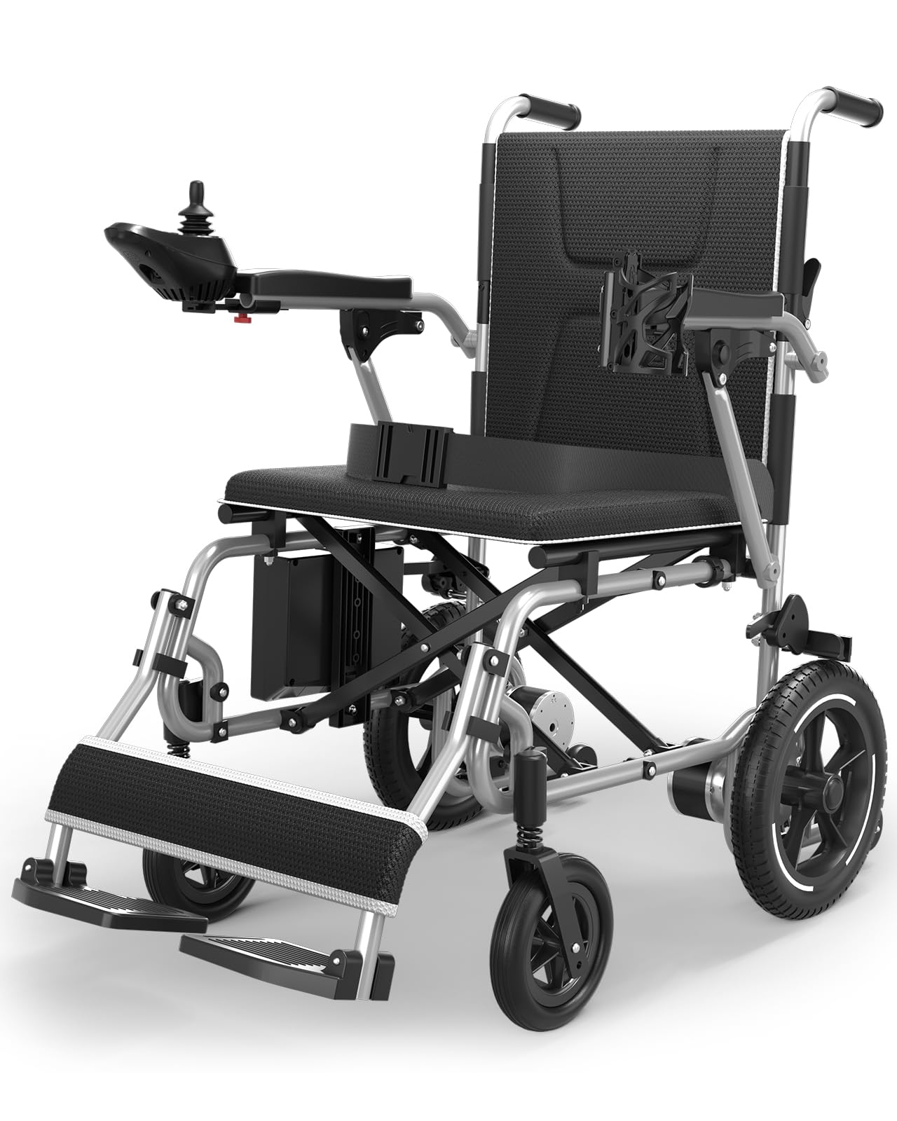 Electric Wheelchairs for Adults Lightweight Foldable, Only 38lbs, Removable Rechargeable Lithium Battery, Compact Wheelchair Electric, All Terrain Motorized Wheelchair for Seniors