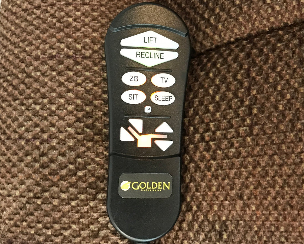 MaxiComfort Series Golden Technologies Cloud PR510 MLA Medium/Large Dual Motor Infinite Position Lift Chair Zero Gravity Recliner - Calypso Fabric