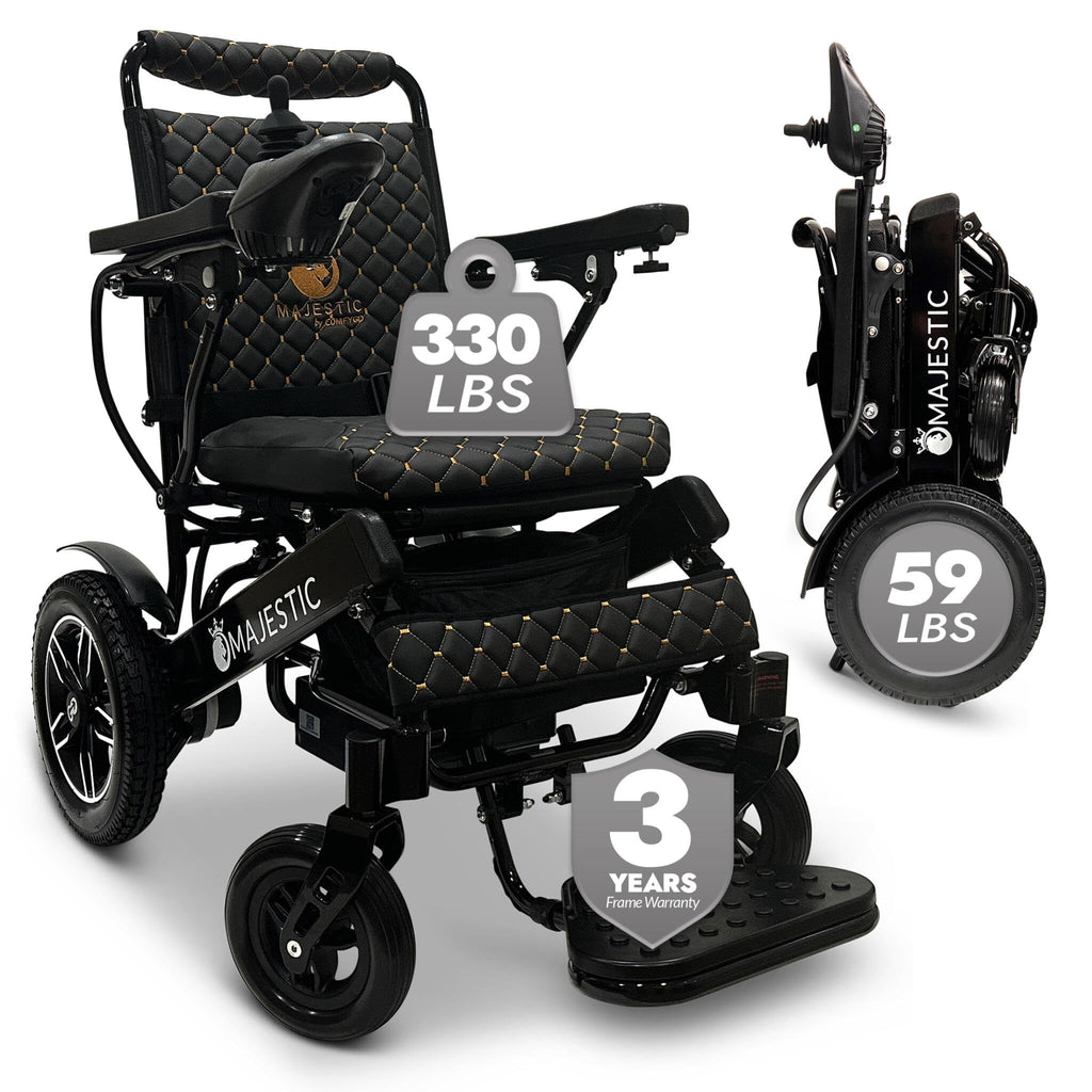 330 lbs Weight Capacity, Long Battery Range, Electric Wheelchairs for Adults, US Based Premium Customer Support, Remote Controlled Lightweight Wheel Chair for Seniors, IQ-8000 by Majestic